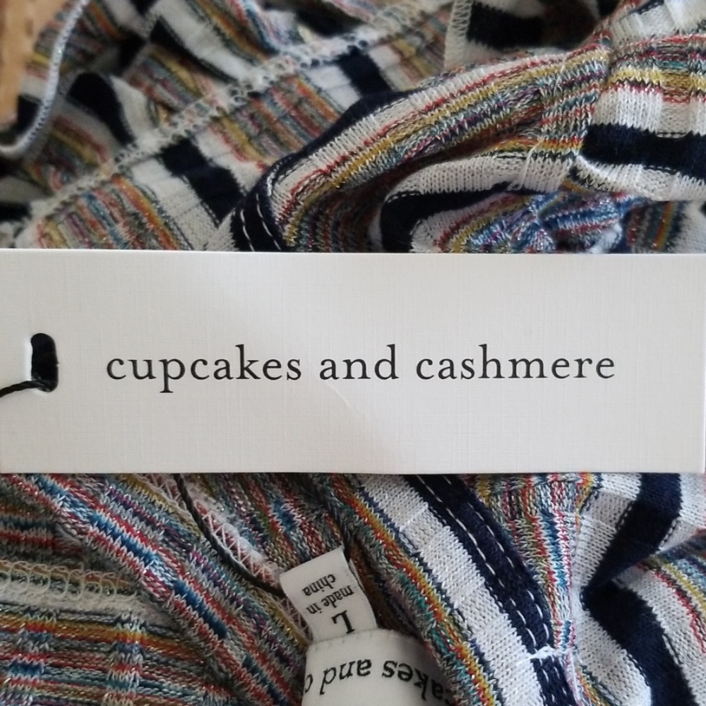 Cupcakes and Cashmere Brittney Mixed Striped Tank - Picture 4 of 4
